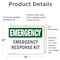 Signmission Response Kit, 14 in W x Rectangle, Vinyl Decal OS-2PACK-EM-D-1014-L-10312 - alternate 6